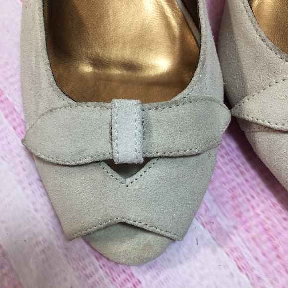Coup D'ETAT Beige Suede Slide Mules, sz 7 - Picture 3 of 12